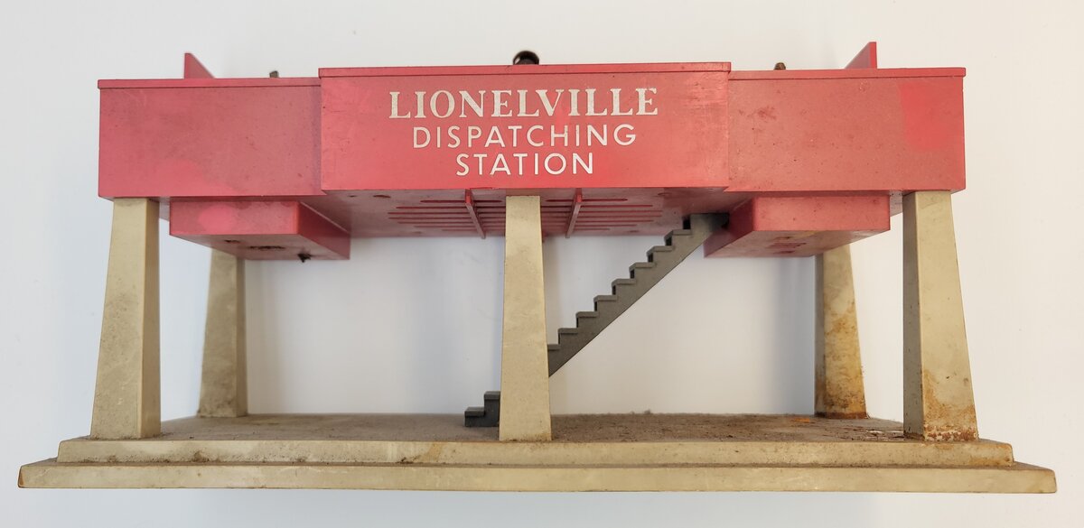 Lionel 465-1 O Gauge Dispatching Station Base Assembly - No Speaker