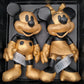Disney 46789 Parks 50th Mickey and Minnie Gold Limited Release Plush (Set of 2)