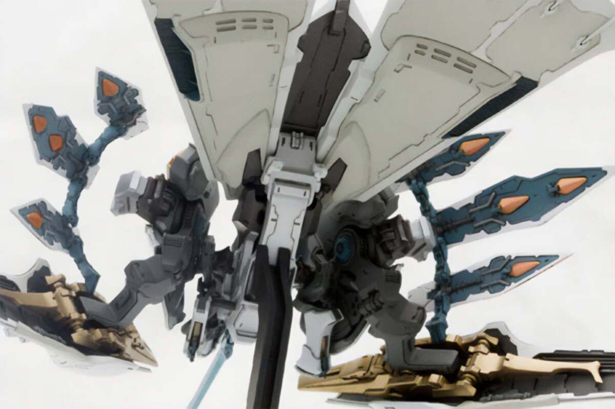 Kotobukiya KP189R 1:144 Ikaruga Ginkei (White) Plastic Model Kit