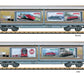 LGB 48576 G Rhaetian Railroad Four-Axle Sliding Wall Boxcar