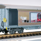 LGB 48576 G Rhaetian Railroad Four-Axle Sliding Wall Boxcar
