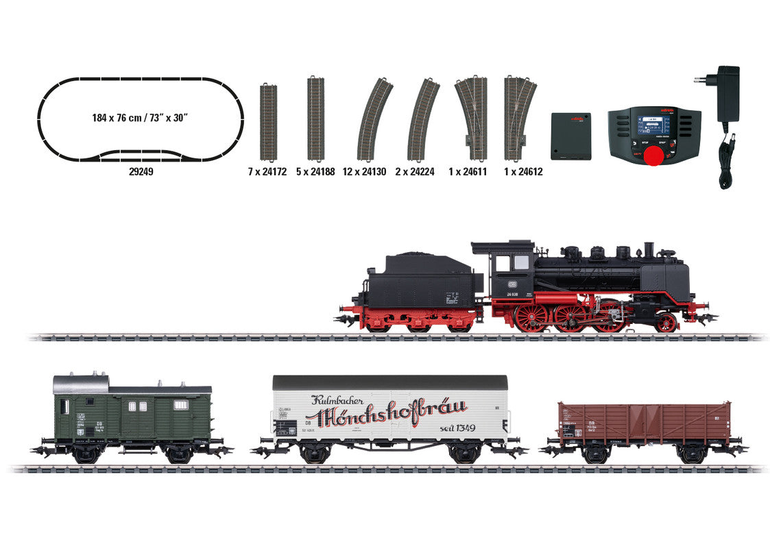 Marklin 29249 HO "Short Haul Freight Train with a Class 24" Digital Starter Set