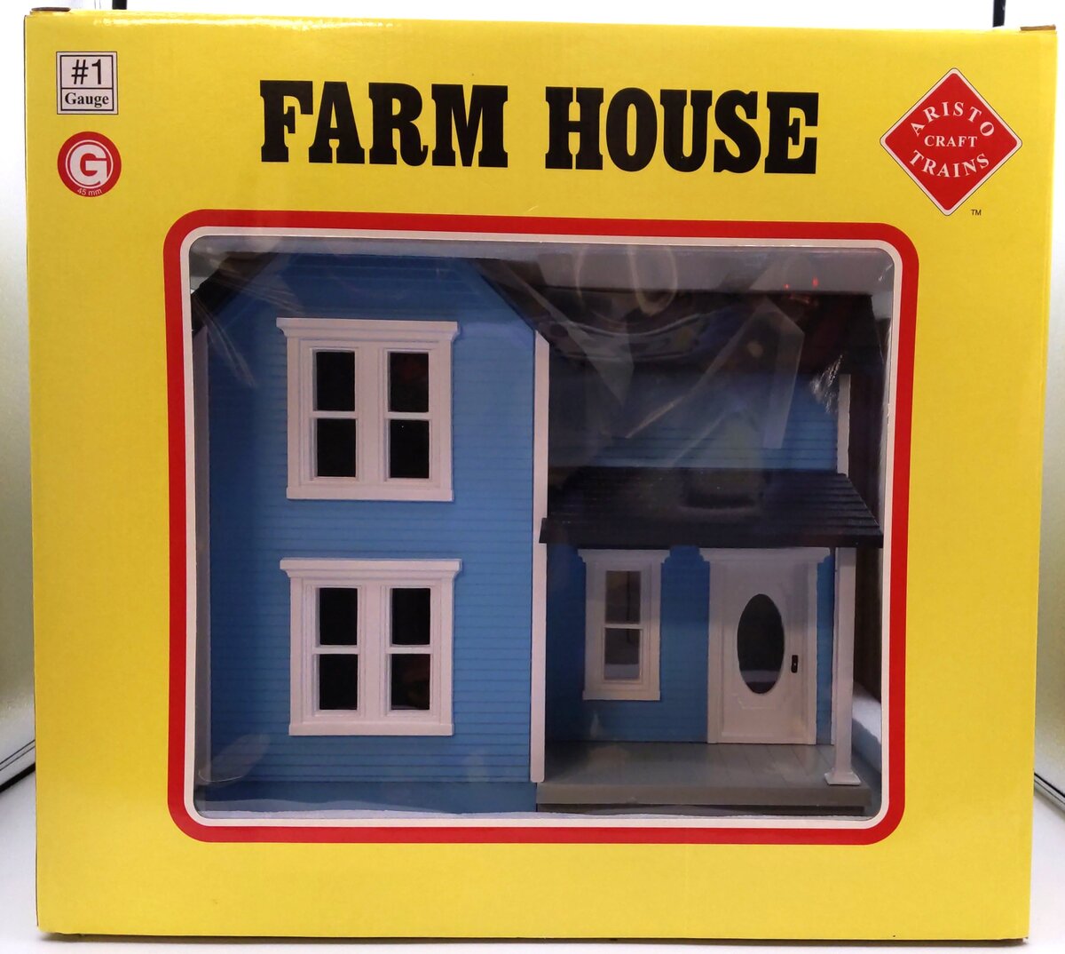 Aristo-Craft ART7203 G Scale Farm House Blue/White