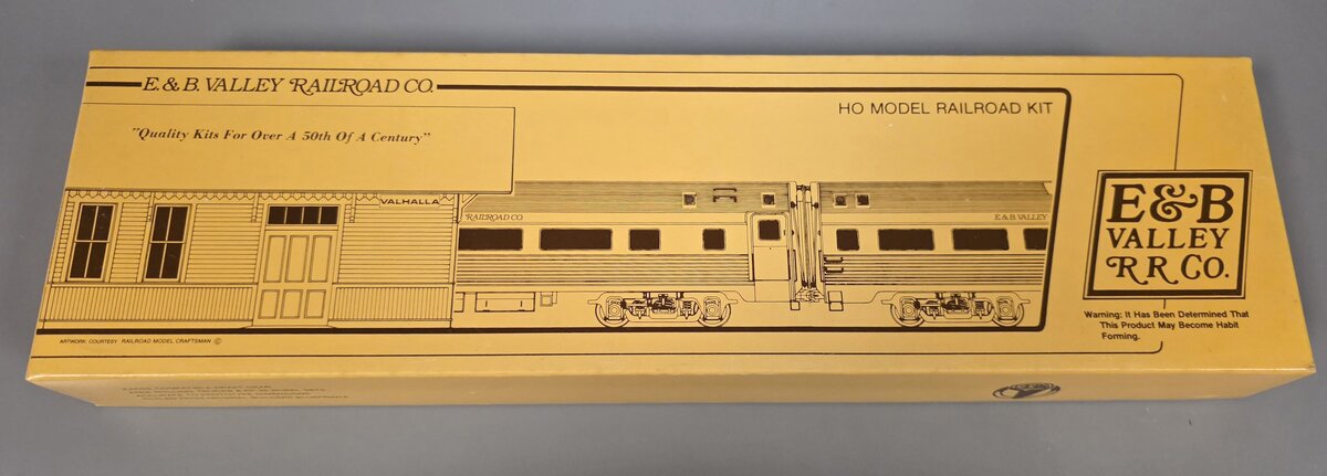 E&B Valley 018-3402 HO Pullman Stainless Steel Coach Building Kit