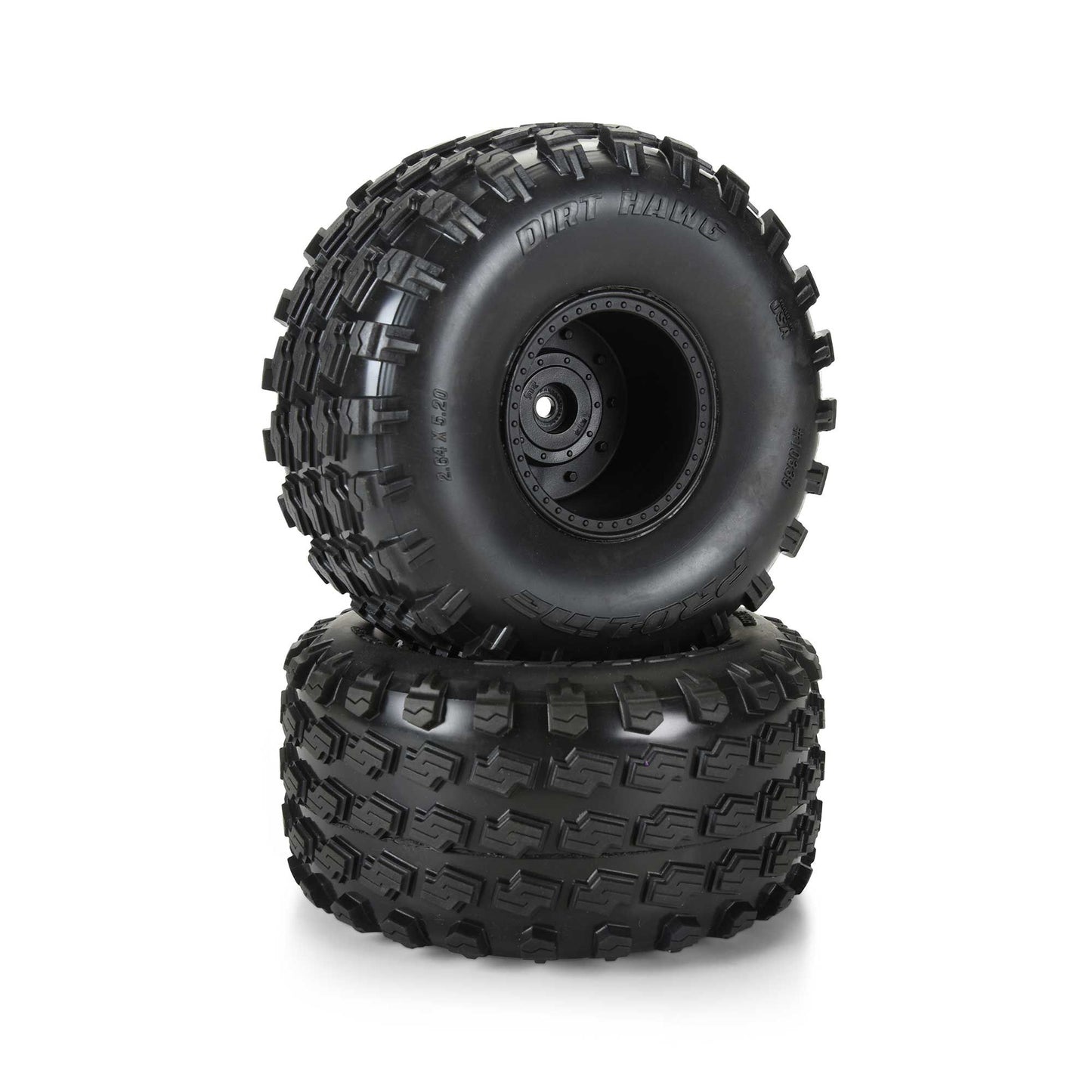 Pro-Line Racing 1033910 1:10 Dirt Hawg 2.0 F/R 2.6" MT Tires Stock Wheel