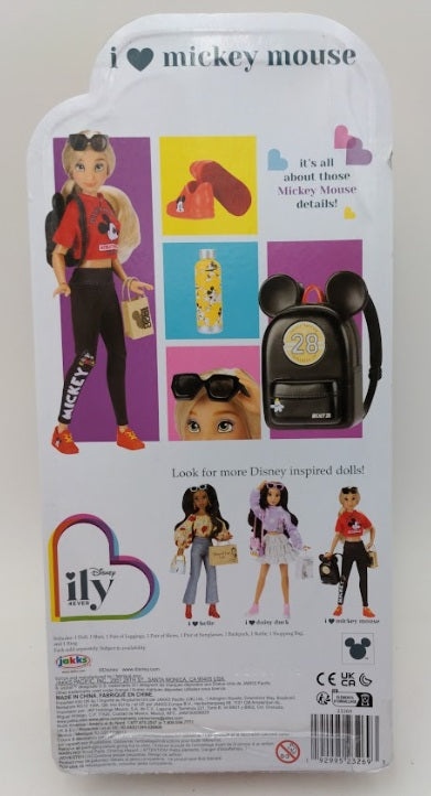 Disney 23269 Ily 4Ever Fashion Doll I Love Mickey Mouse Includes 1 Kid Ring