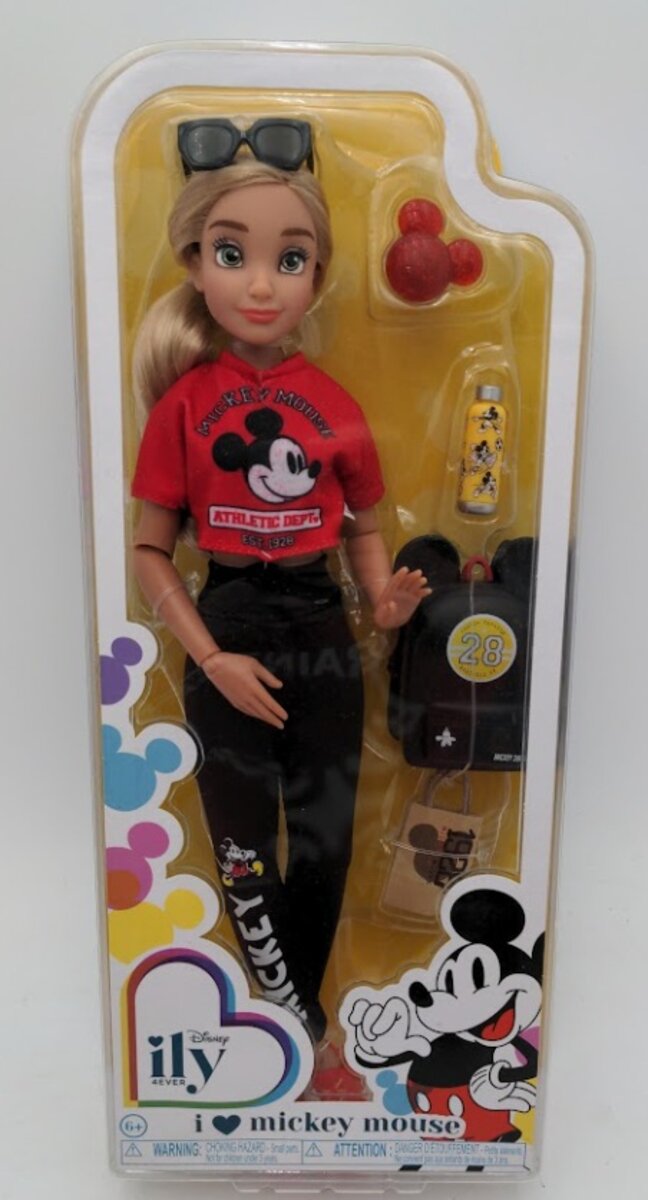 Disney 23269 Ily 4Ever Fashion Doll I Love Mickey Mouse Includes 1 Kid Ring