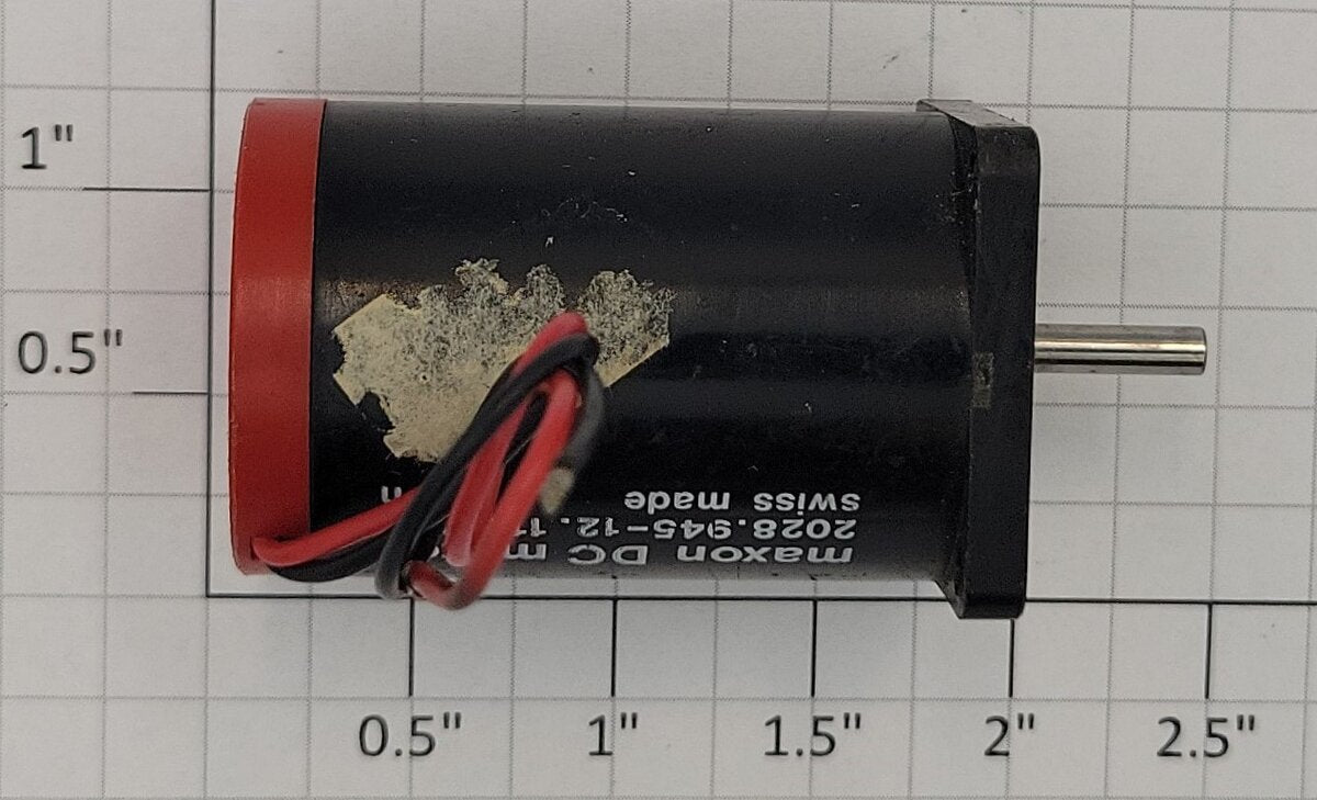 Maxon 2028.945-12.112-000 16 Volt DC Motor with Wiring