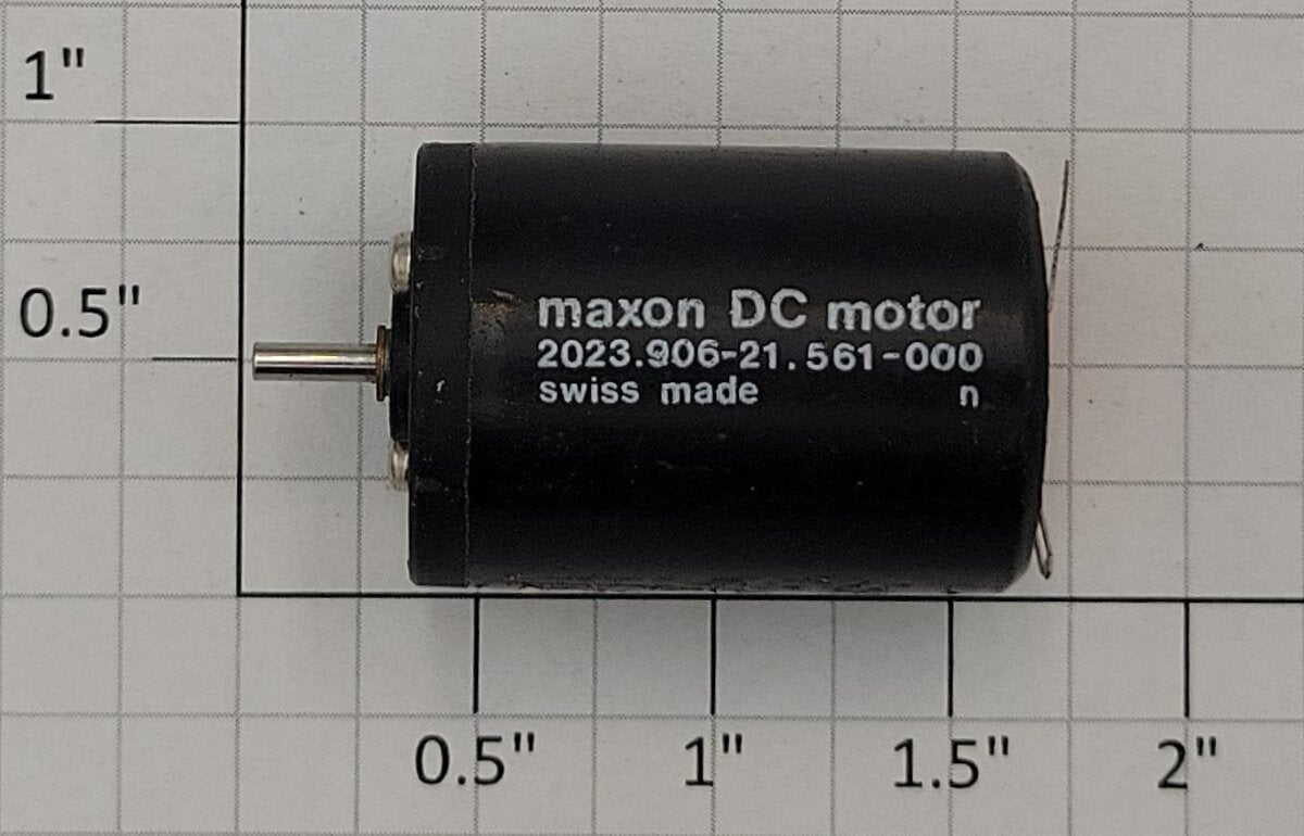 Maxon 2023.906-21.561-000 6 Volt DC Motor with Gear Leads