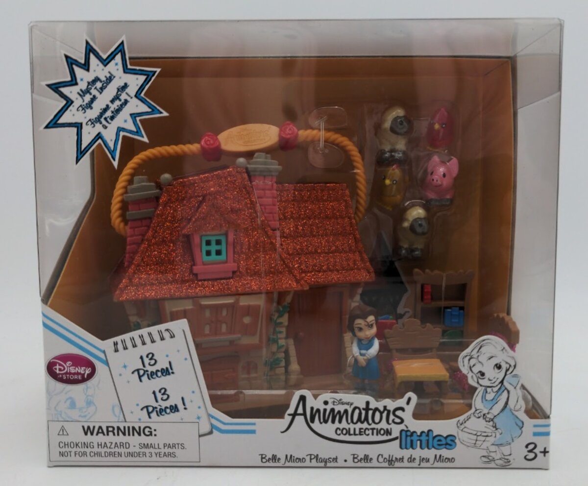 Disney 40060 Animator's Collection Littles Belle Micro Play Set Mystery Inside