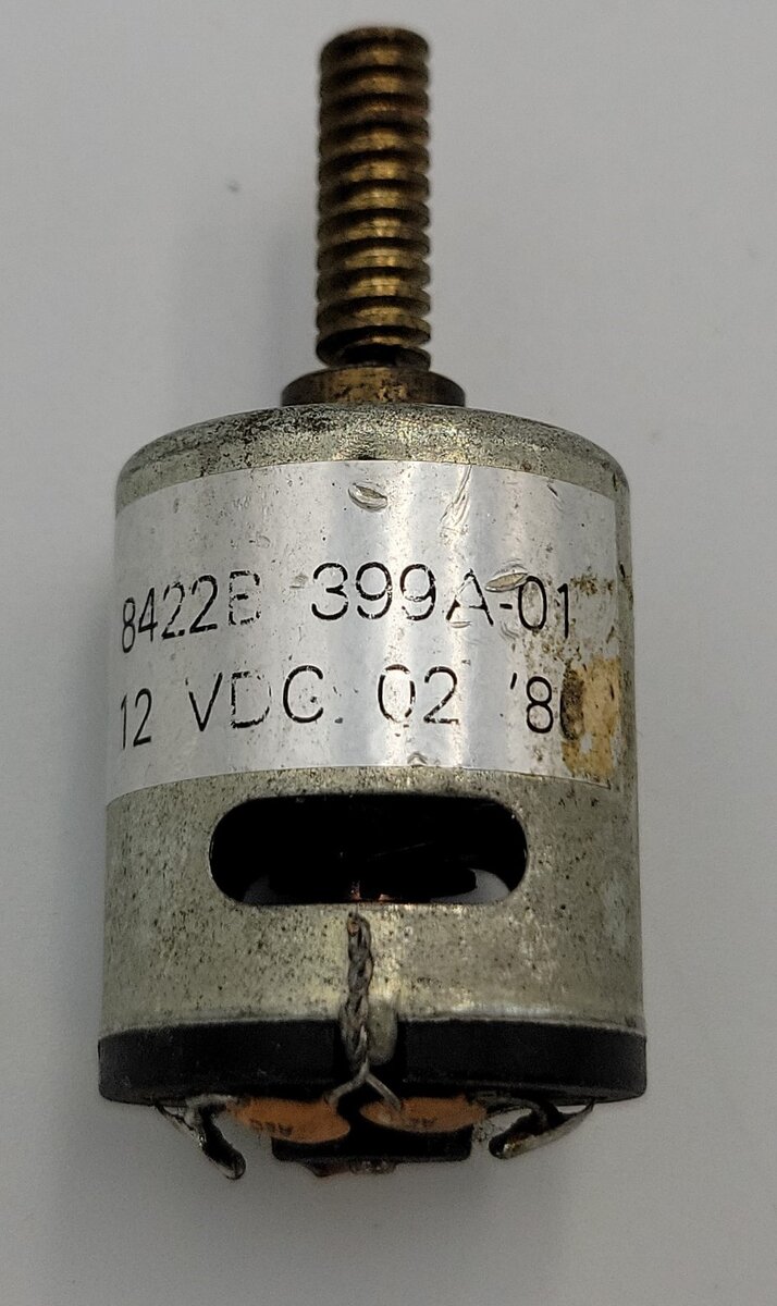 Acme 8422B 399A-01 12 Volt Motor with Worm Gear Shaft