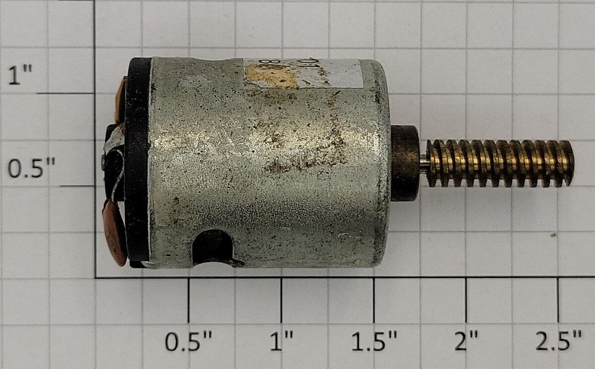 Acme 8422B 399A-01 12 Volt Motor with Worm Gear Shaft