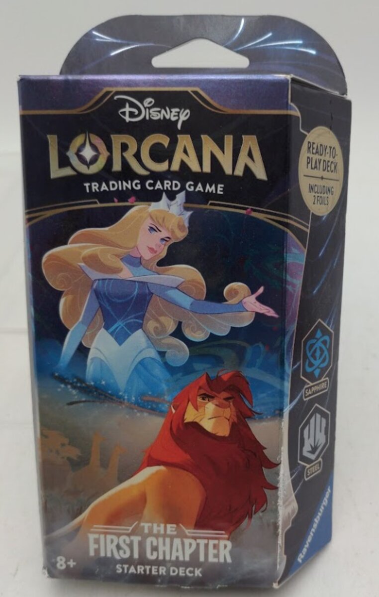 Disney 1684 Lorcana The First Chapter Starter Deck Trading Card Game W/2 Foils
