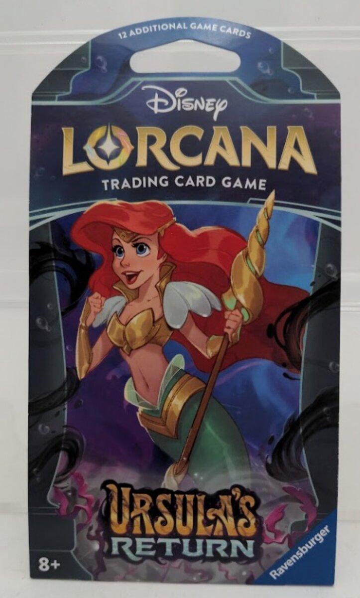 Disney 8350 Lorcana Ursula’s Return Sleeved Booster Traiding Card Game