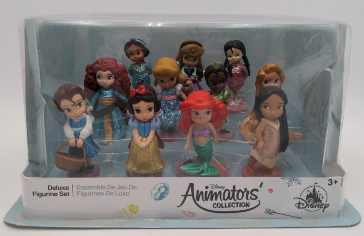Disney 6965 Animators' Collection Deluxe Princess Vinyl Figure Doll (Set of 11)