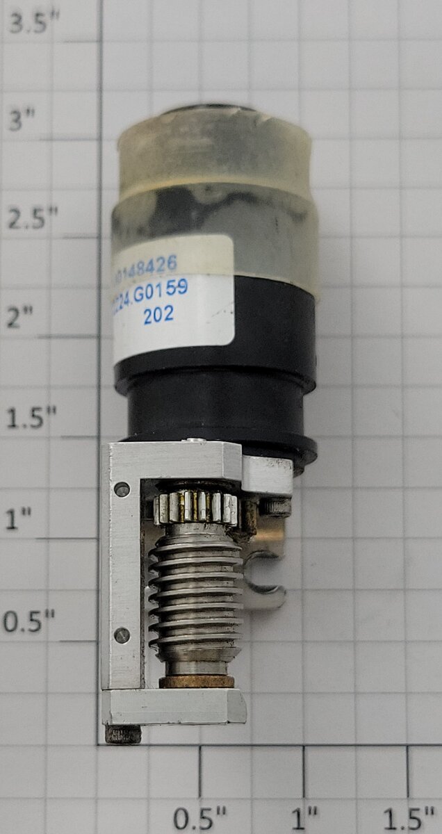 Faulhaber 100148426 12-Volt Brushless DC Can Motor with Gear Head and Wiring