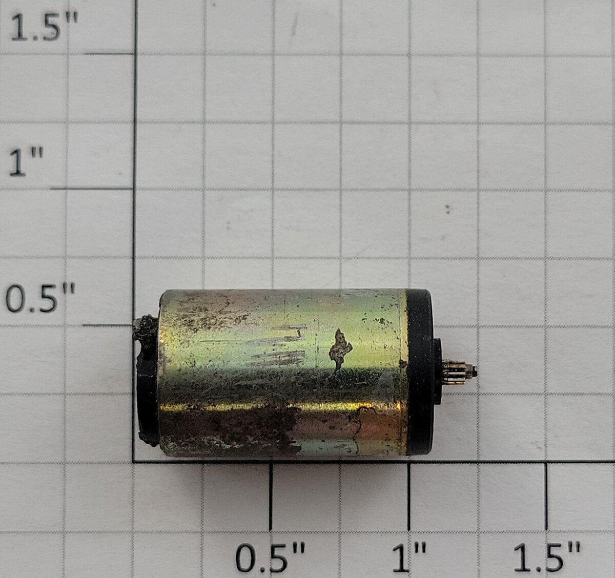 Faulhaber 1524E006S 6-Volt DC Can Motor with Pinion Gear