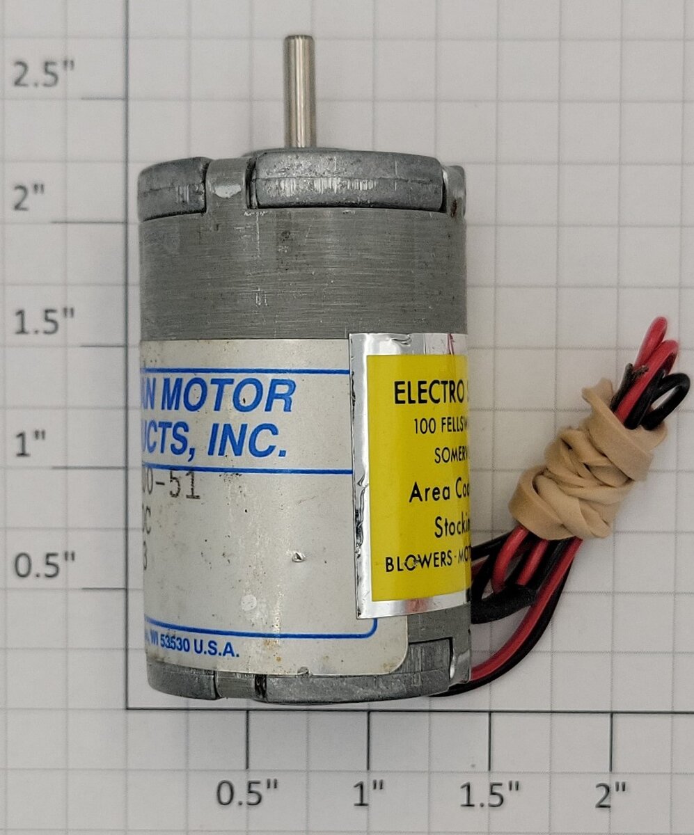 Barber-Colman FYQM-63100-51 12-Volt DC Miniature Electric Motor