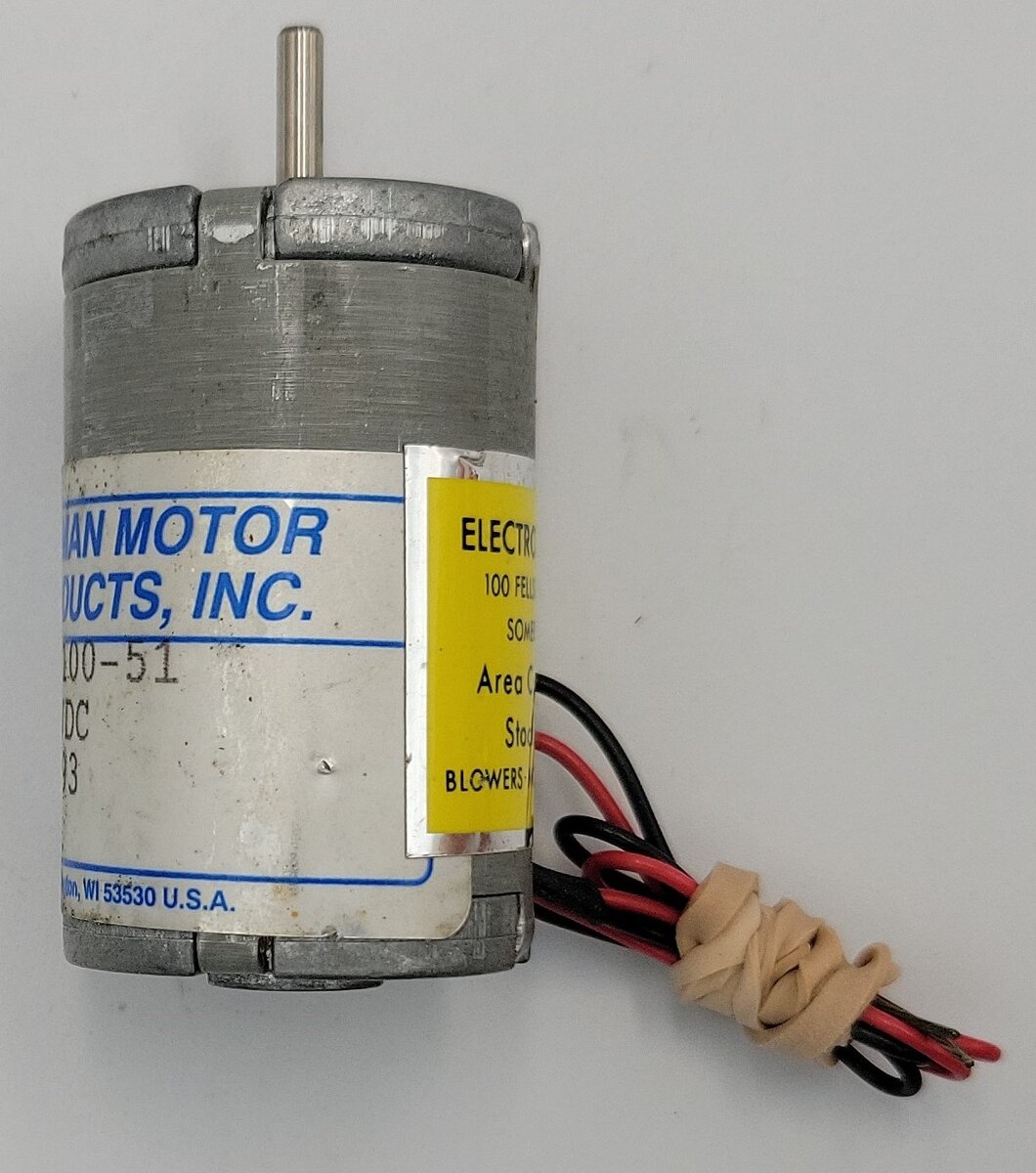 Barber-Colman FYQM-63100-51 12-Volt DC Miniature Electric Motor