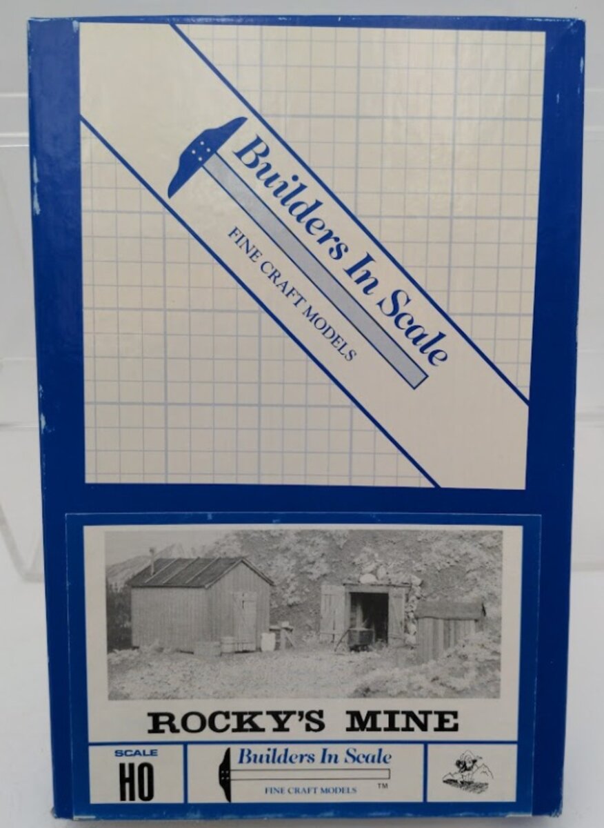 Builders-in-Scale 202 HO Scale Evening Express Series Rocky's Mine Laser Cut Kit