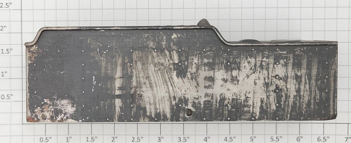 American Flyer 283T-3X Blank Metal Tender Shell