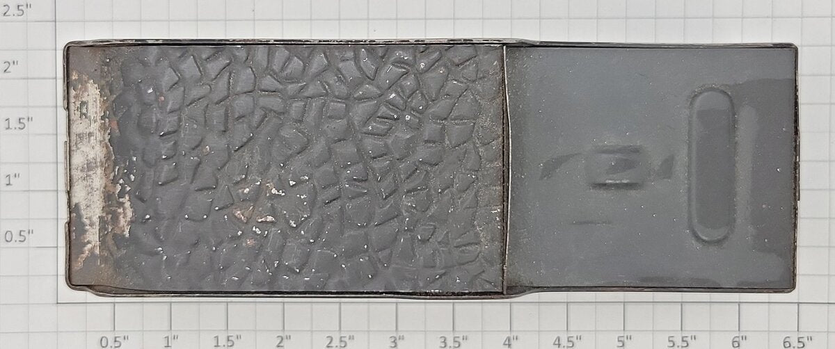 American Flyer 283T-3X Blank Metal Tender Shell