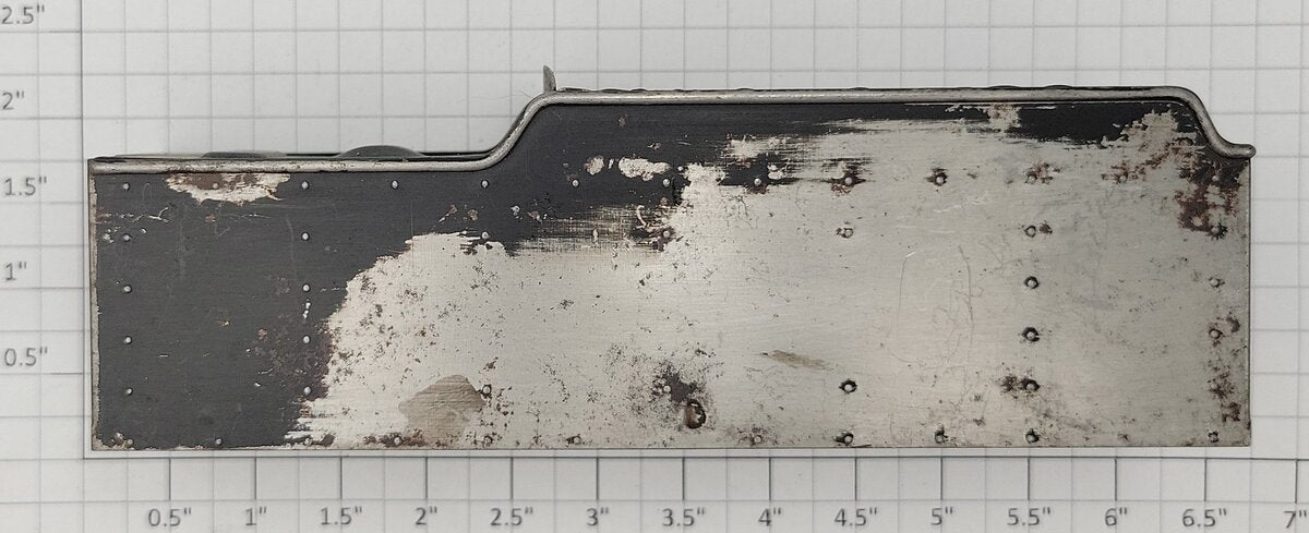 American Flyer 283T-3X Blank Metal Tender Shell