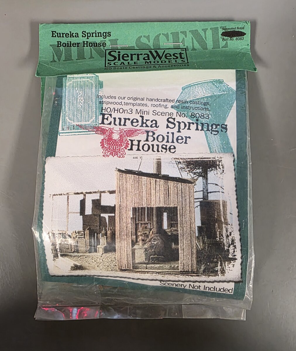Sierra West 8083 HO Eureka Springs Boiler House Building Kit