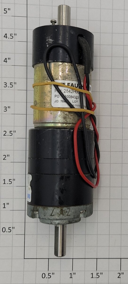 Faulhaber 2842H0001 20 Volt DC Micromotor and Gearhead with Magnetic Encoder
