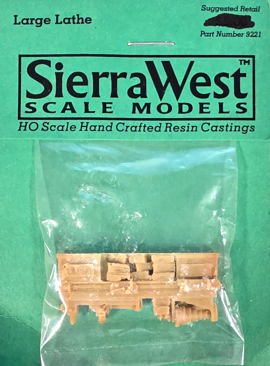 Sierra West 9221 HO Large Lathe Resin Casting