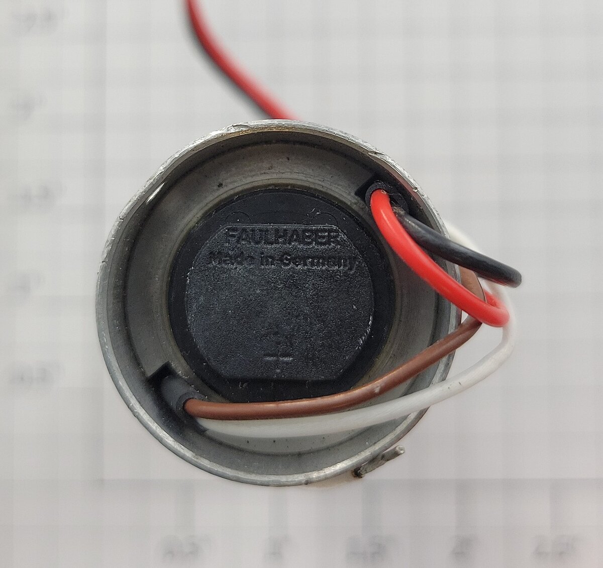 Faulhaber 2342L012CR 12-Volt DC Micromotor with Wiring and Gearhead