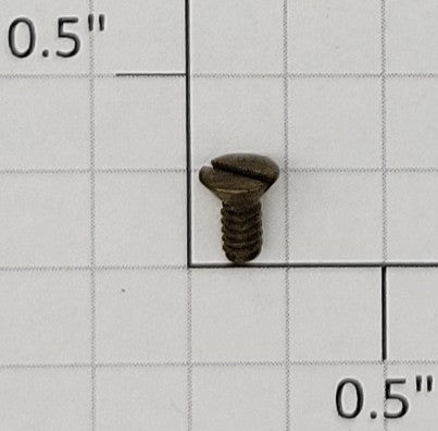 American Flyer S-4N36 #4-40 x 1/4" Brass Flat Head Slotted Screw