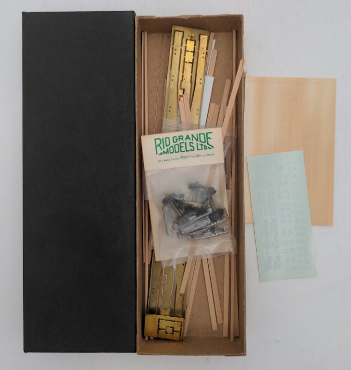Rio Grande Models 3342-FC S Scale D&RGW Flat Car Kit