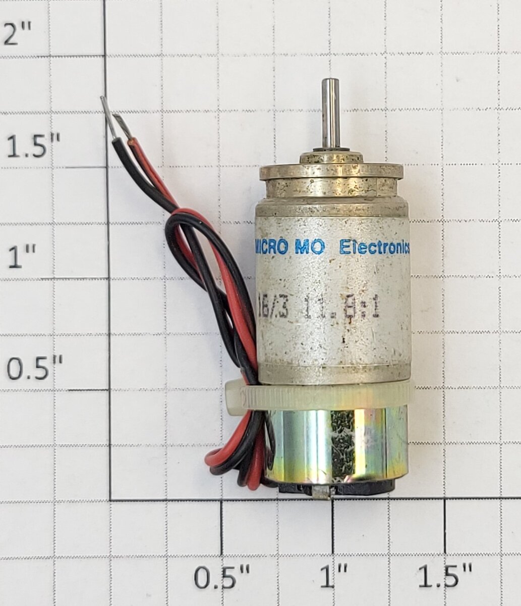 Faulhaber 1624E006S 6-Volt DC Motor with Gearbox and Wire