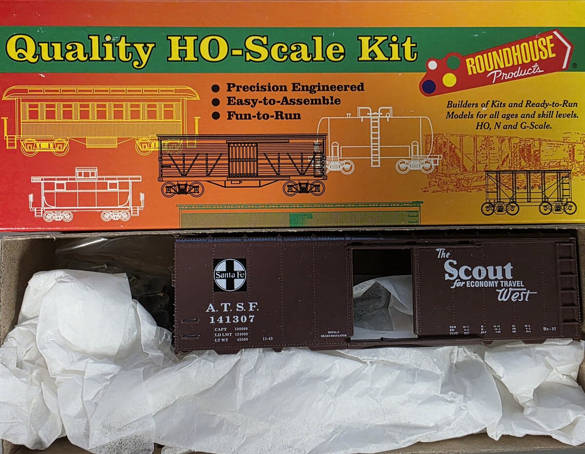 Roundhouse 07894 HO 40' AAR The Scout Boxcar Model Kit
