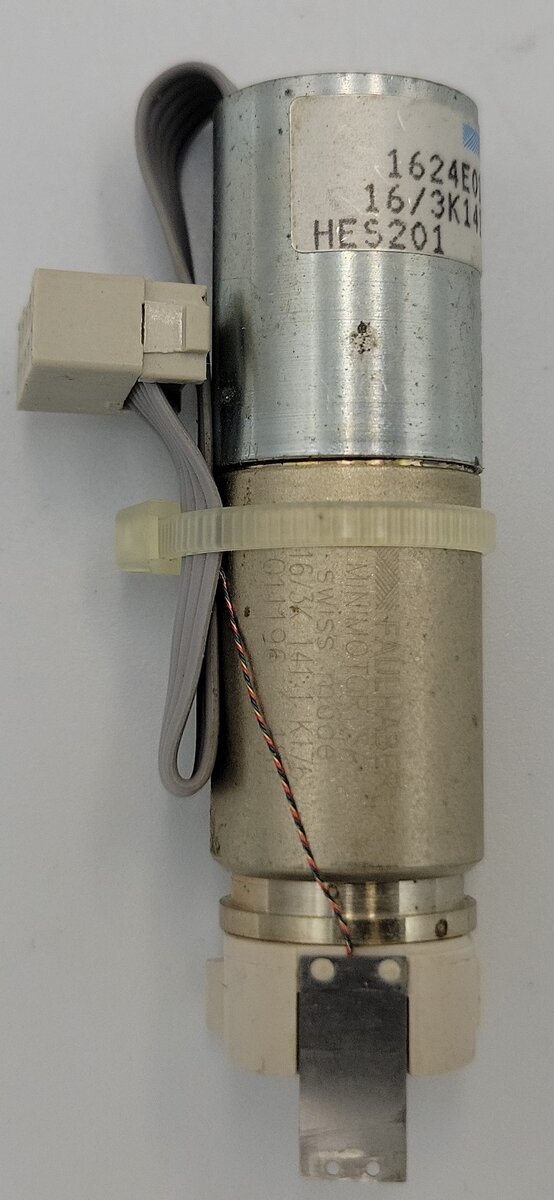Faulhaber 1624E01126495 12 Volt DC Can Motor with Encoder, Bracket and Wires