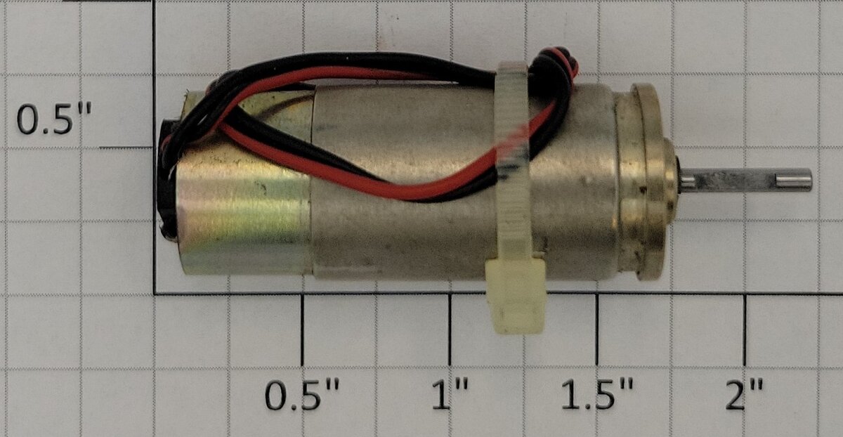 Faulhaber 1524E009S 9-Volt DC Can Motor with Gearbox and Wire