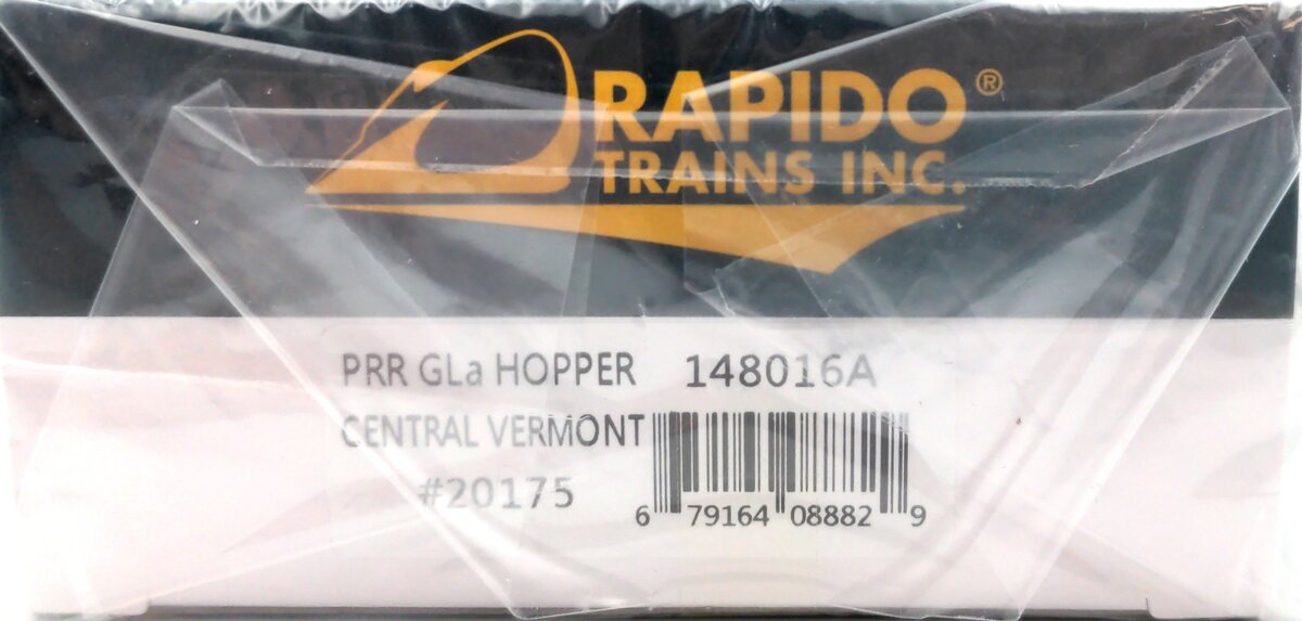 Rapido Trains 148016A HO Central Vermont GLa 2-Bay Hopper #20175