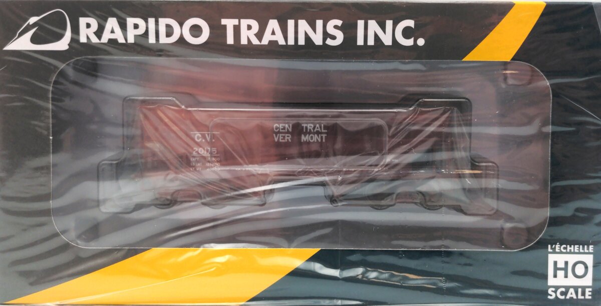 Rapido Trains 148016A HO Central Vermont GLa 2-Bay Hopper #20175