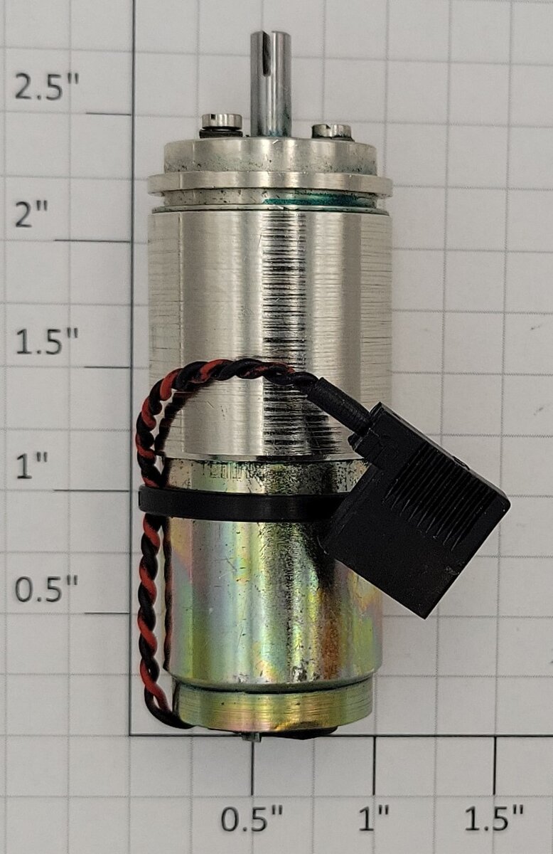 Faulhaber 5311-A09 12 Volt DC Can Motor with Gearbox and Wire