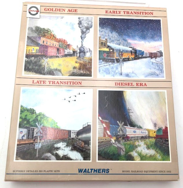 Walthers 932-916 HO Scale Canadian Pacific Work Train # 1 Includes 6 Cars Kit