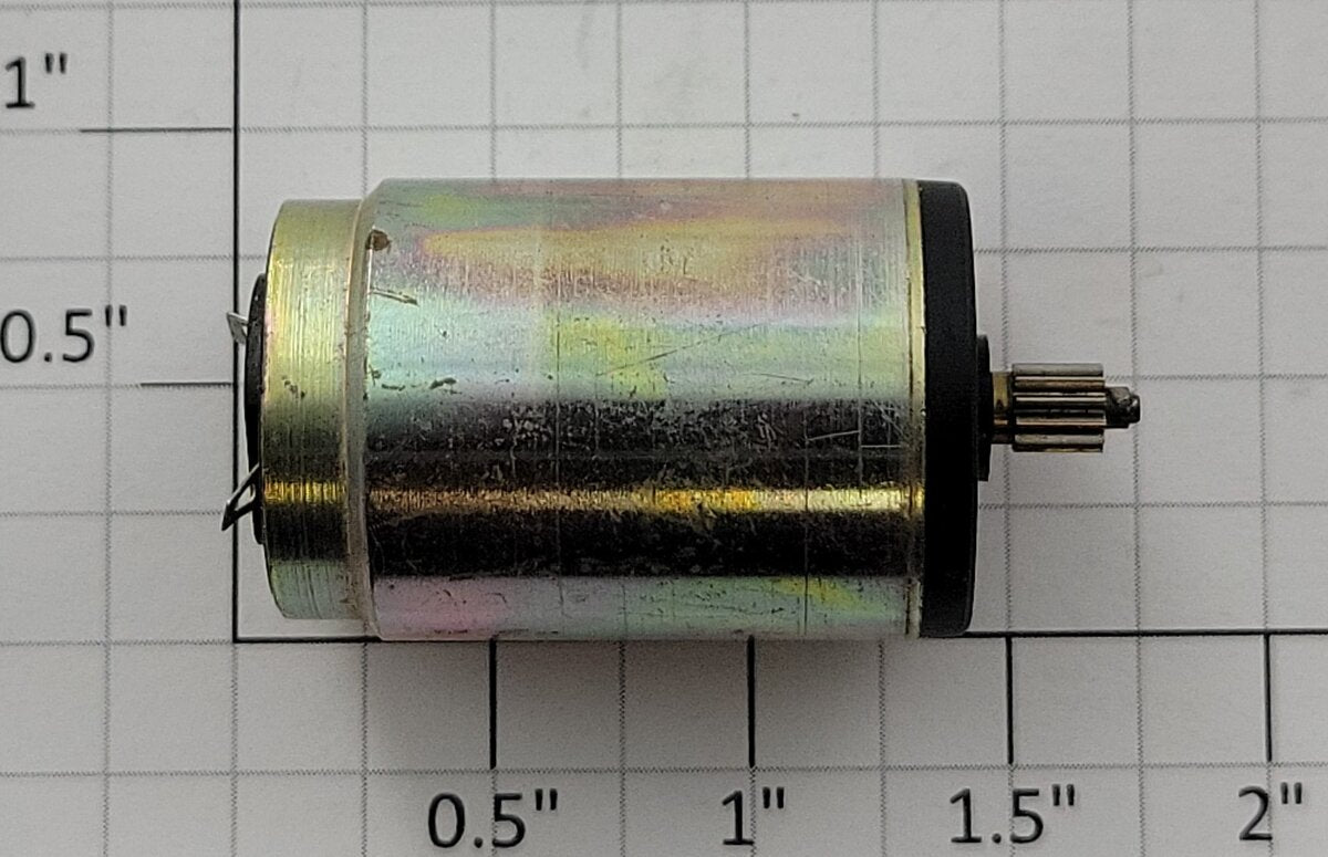 Faulhaber 2233F012S 12-Volt DC Can Motor with Pinion Gear