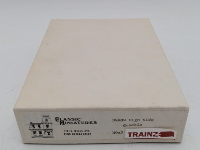 Classic Miniatures CM15 HOn3 Scale D&RGW High Side Gondola Kit