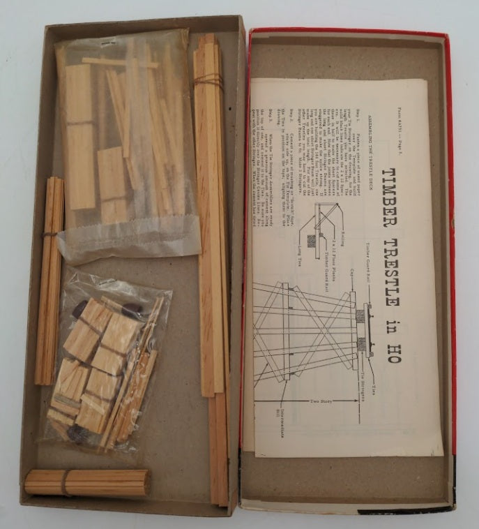 Suydam 751 HO Scale Tall Timber Trestle Craftsman Wood Kit