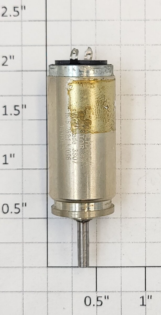 Faulhaber 1616E018S 18-Volt DC Can Motor with Gearbox