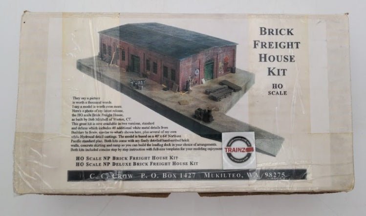C. C. Crow 89 HO Scale Northern Pacific Pasco Freight House Building Kit