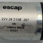 Escap 22V28213E207 12 Volt Brushed DC Can Motor with Wires