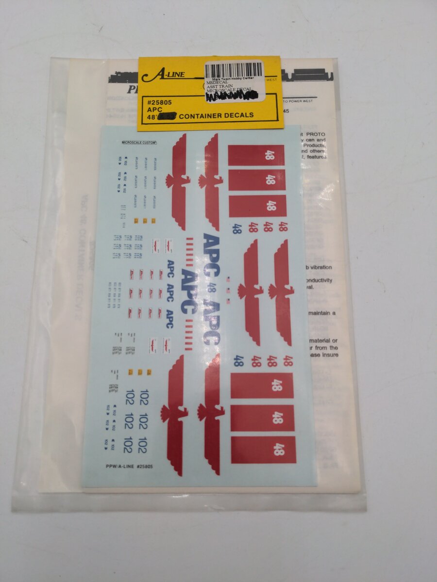 A-Line 25805 APC 48' Container Decals