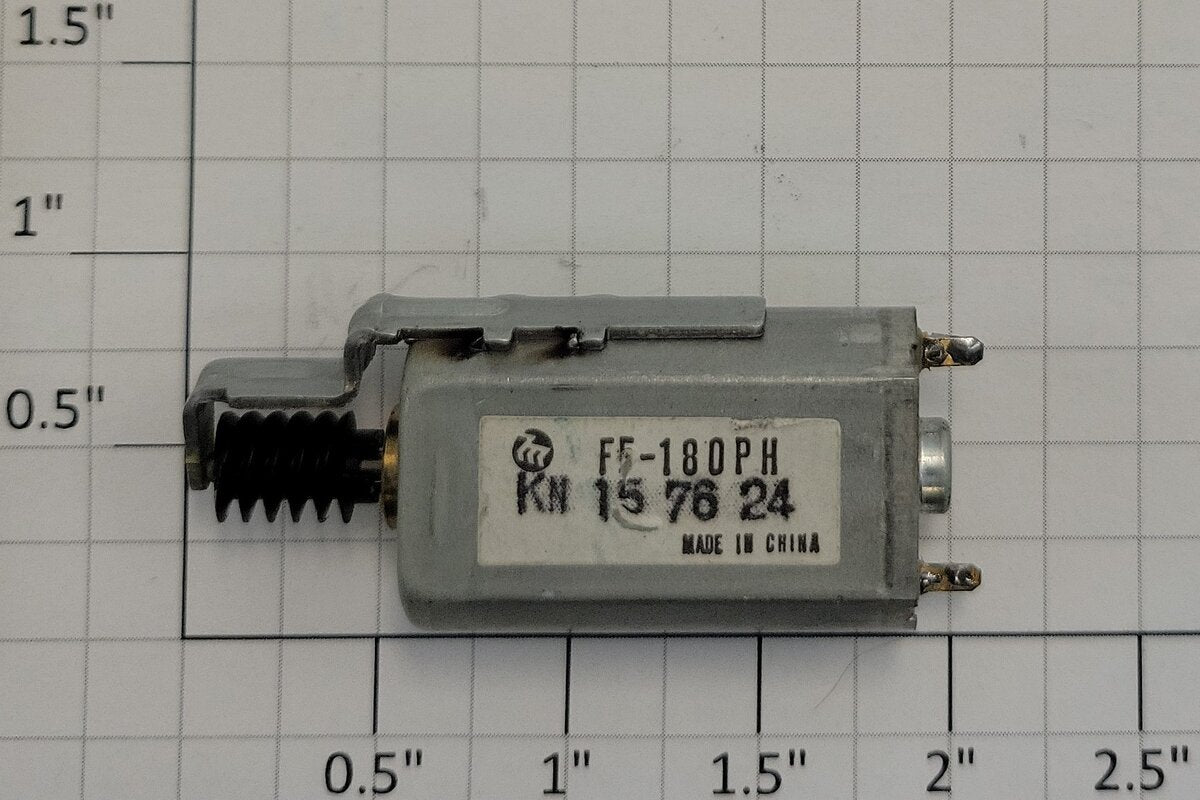 Mabuchi FF-180PH 3-Volt DC Can Motor with Worm Gear