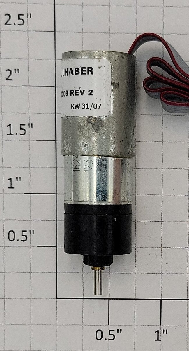 Faulhaber 3-320-0008 12-Volt DC Can Motor with Encoder and Gearbox